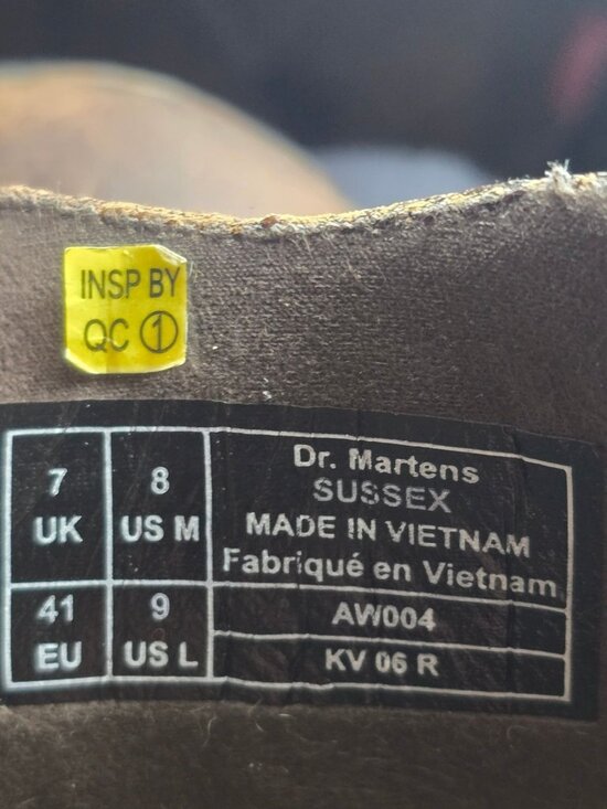 Dr. Martens DM\'s  Sussex industrial Low Leathher Chukka boots Mens sz 8